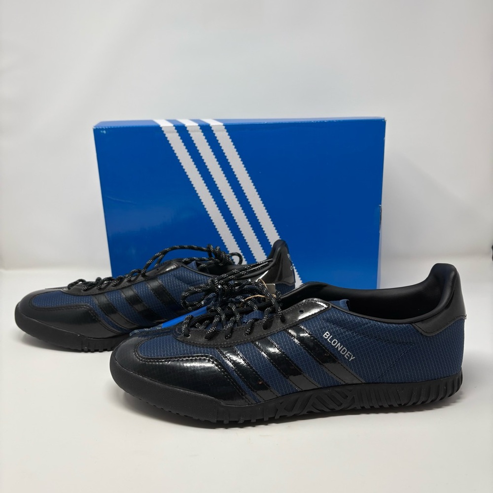 Adidas A.B Gazelle Indoor Blondey Mineral Blue Black Mens 11 New In Box.